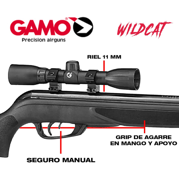 RIFLE WILDCAT WHISPER .177 611006785554